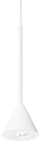Φωτιστικό Οροφής Archimede Cono 310596 Φ9x37,5cm Led 250lm 4W 3000K White Ideal Lux