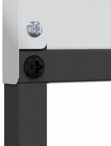 vidaXL Οθόνη Ιδιωτικότητας Κήπου Μαιανδρικό σχέδιο Ασημί 32 χ 140 εκ