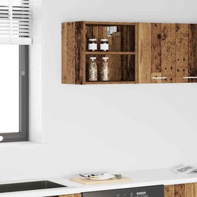 vidaXL Κρεμαστό ντουλάπι Παλιό ξύλο 40 x 29,5 x 40 εκ.