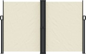 vidaXL Σκίαστρο Πλαϊνό Συρόμενο Κρεμ 160 x 600 εκ.