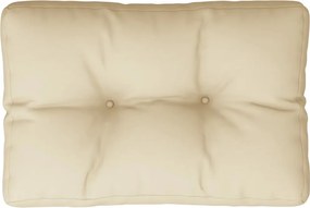 vidaXL Μαξιλάρι Παλέτας Μπεζ 50 x 40 x 12 εκ. Υφασμάτινο