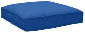 vidaXL μαξιλάρι παλέτας για κάθισμα μπλε 80 x 80 x 12 εκ με ύφασμα Oxford