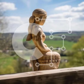 Intra Συλλεκτικό Ξύλινο Παζλ Plywood 4mm - Ξύλινη φιγούρα σε κιγκλίδωμα εξωτερικού χώρου Σε Ξύλινο Κουτί - Διαστάσεις Puzzle: 10x10 cm – 25 κομμάτια