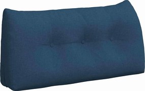 vidaXL Μαξιλάρι Πλάτης Μπλε 100 x 24 x 50 εκ ύφασμα