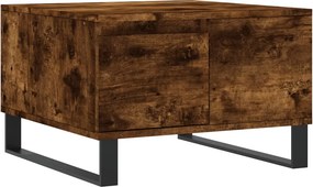 vidaXL Τραπεζάκι Σαλονιού Καπνιστή Δρυς 55x55x36,5εκ. Επεξεργασμ. Ξύλο