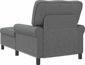 vidaXL Χαλάρωση Σκούρο Γκρι ύφασμα 91 x 157 x 91 εκ.