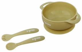 U-Grow UG-SET11OV Παιδικό Μπωλ Φαγητού από Σιλικόνη 3τμχ