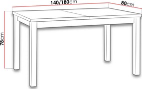 Επεκτεινόμενο τραπέζι Modern I - Leuko