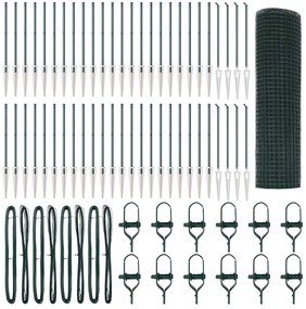 vidaXL Στύλος Περιφράξεων Πράσινο