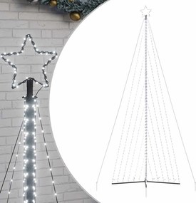 vidaXL Χριστουγεννιάτικο δέντρο LED 789 LED Ψυχρό Λευκό 476 εκ.