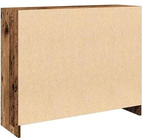 vidaXL Ντουλάπι Παλιό Ξύλο 91x28x75 εκ. από Επεξεργασμένο Ξύλο