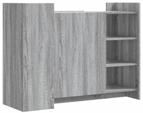 vidaXL Μπουφές Γκρι Sonoma 100 x 33 x 75 εκ. από Επεξεργασμένο Ξύλο