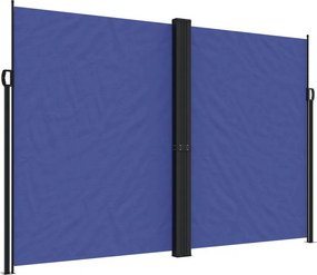 vidaXL Σκίαστρο Πλαϊνό Συρόμενο Μπλε 220x1200 εκ.