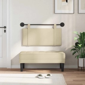 vidaXL Κρεμαστό Κεφαλάρι Κρεμ ύφασμα