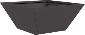 vidaXL Γλάστρα Κήπου 5 pcs Μαύρο 35 x 35 x 15 εκ.