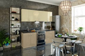 Σύνθεση Κουζίνας μήκος 2.60 μ ύψος 2,17 μ βάθος 0,60 μ, Glossmax 260, Genomax GenomGlossmax 260