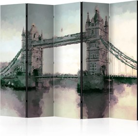 Διαχωριστικό με 5 τμήματα - Victorian Tower Bridge II [Room Dividers]