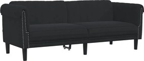 vidaXL Σετ Σαλονιού 2 Τεμαχίων Μαύρο Βελούδινο
