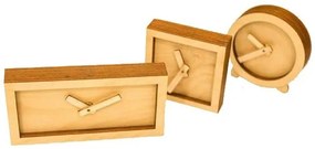 Intra απο ξύλο plywood 3mm-4mm πάχος - Ξύλινο Επιτραπέζιο Ρολόι Ξύλινο Ρολόι Για Αυτόν Δίασταση 30x30 cm Intraeaxys-r1z2dxn1