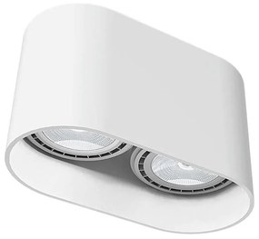 Φωτιστικό Οροφής - Σποτ Oval 9241 White Nowodvorski Aluminium