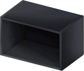 Κρεμαστό ντουλάπι ανοιχτό Italia WOK45/36-Μαύρο