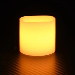 vidaXL Κεριά LED Ηλεκτρ. 24 τεμ. Θερμό Λευκό