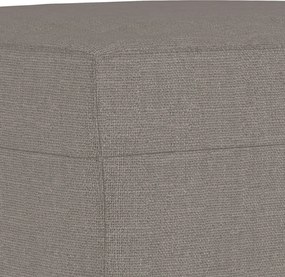 vidaXL Πολυθρόνες Σετ 3 Τεμαχίων Taupe από Ύφασμα με Μαξιλάρια