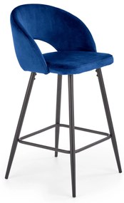 60-20837 H96 bar stool, color: dark blue DIOMMI V-CH-H/96-GRANATOWY, 1 Τεμάχιο