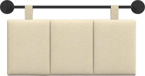vidaXL Κρεμαστό Κεφαλάρι Κρεμ ύφασμα