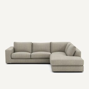 Γωνιακός καναπές με τουίντ ταπετσαρία, Skander