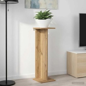 vidaXL Βάση φυτών Artisan Δρυς 25 x 25,5 x 80,5 εκ. Επεξεργασμένο Ξύλο