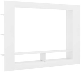 vidaXL Έπιπλο Τηλεόρασης Λευκό 152 x 22 x 113 εκ. από Μοριοσανίδα