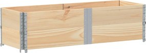 vidaXL Κολάρα Παλέτας 2 τεμ. 150x50 εκ. από Μασίφ Ξύλο Πεύκου
