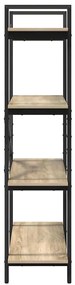 vidaXL Ράφι Βιβλίων Δρύς Sonoma 100 x 33,5 x 140 εκ Επεξεργασμένο ξύλο