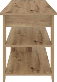 vidaXL Βάση τηλεόρασης 100 x 40 x 50 cm Artisan Oak