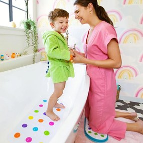 Αντιολισθητικό Πατάκι Μπανιέρας (36x77.5) Munchkin Dandy Dots Bath Mat