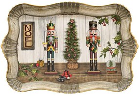 Χριστουγεννιάτικος Δίσκος Σερβιρίσματος 173-225-010 43x30x3cm Multi