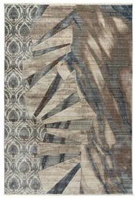 Beauty Home Πατάκι Bliss Art 9628 67x220 Μπεζ,Μόκα,Μπλε