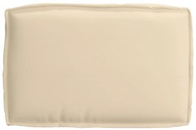vidaXL Μαξιλάρι Παλέτας για Καθίσμα Μπεζ 60x40x8 εκ. Oxford Fabric