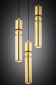 Κρεμαστό Φωτιστικό Alas Φ30cm Χρυσό