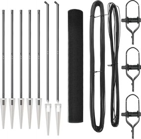 vidaXL Στύλος Περιφράξεων Γκρι