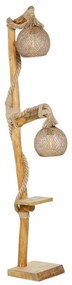 Megapap Φωτιστικό Δαπέδου Wilfred Ξύλινο Φυσικό 20x40x140εκ.