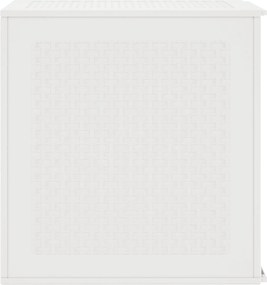 vidaXL Κουτί αποθήκευσης Λευκό 55 x 53 x 57 εκ. Πολυπροπυλένιο