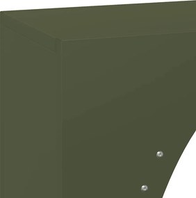 vidaXL Ράφι Καυσόξυλων 50x23x100 εκ. Χάλυβας ψυχρής έλασης