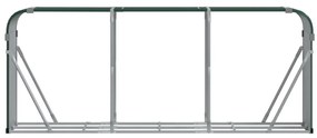 vidaXL Ξυλοθήκη Πράσινη 234 x 45 x 100 εκ. από Γαλβανισμένο Ατσάλι