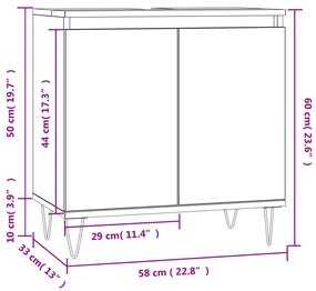 ΝΤΟΥΛΑΠΙ ΜΠΑΝΙΟΥ ΚΑΠΝΙΣΤΗ ΔΡΥΣ 58 X 33 X 60 ΕΚ. ΕΠΕΞΕΡΓ. ΞΥΛΟ 831585