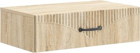 vidaXL Τραπεζάκι Τοίχου 59 x 34,5 x 17 εκ. Επεξεργασμένο Ξύλο