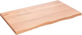vidaXL Πάγκος Μπάνιου Αν. Καφέ 100x60x(2-4) εκ. Επεξεργ. Μασίφ Ξύλο