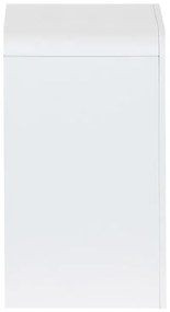 Κομοδίνο Zeplen MDF σε λευκή απόχρωση 40x30x53εκ 40x30x53 εκ.