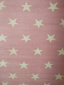 Παιδικό Χαλί LOLLIPOPS NEW 7426/G PINK STARS &#8211; 080×150 cm  PINK